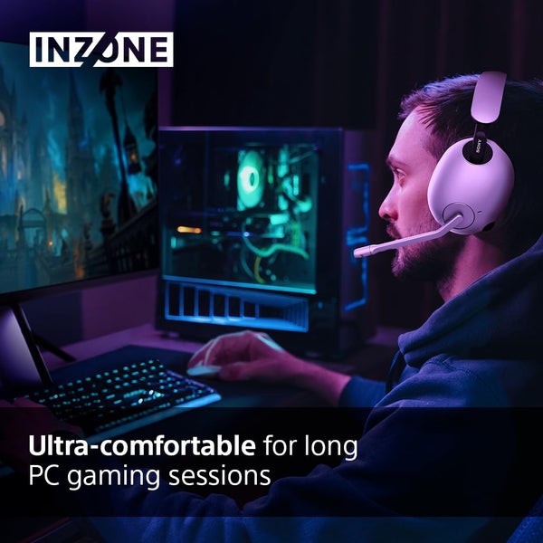 Sony INZONE H3 Wired Gaming Headset – PC/PS5, 360 Spatial Sound for Gaming, Lightweight 299g Design, Flip-to-Mute Boom Microphone, USB Audio Box for Custom EQ – Black