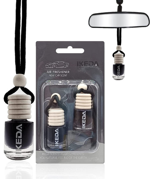Ikeda scents Ikeda Car Air Fresheners | Automotive Hanging Pendant | Auto Perfume Diffuser with Real Oil | Strong and Long Last Fragrance | Fresh Smell Cover Odours | Car Accessories for Men Women