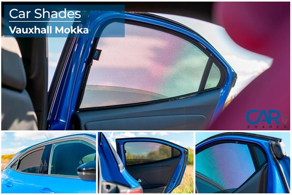 CAR SHADES Set (rear side doors) compatible with Opel Mokka 5 doors 2020- (2-pieces)