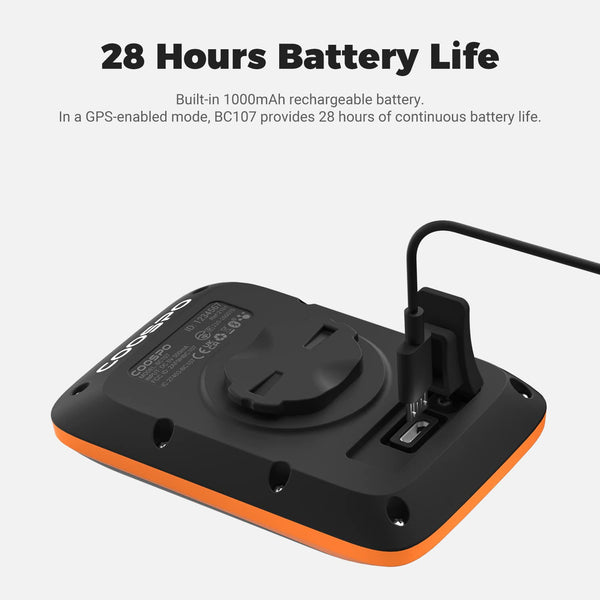 COOSPO ANT+ GPS Wireless Bike Computer with Bluetooth, Multifunction ANT+ GPS Bike Computer with 2.4 Inch LCD Display, Bike Speedometer with Automatic Backlight IP67