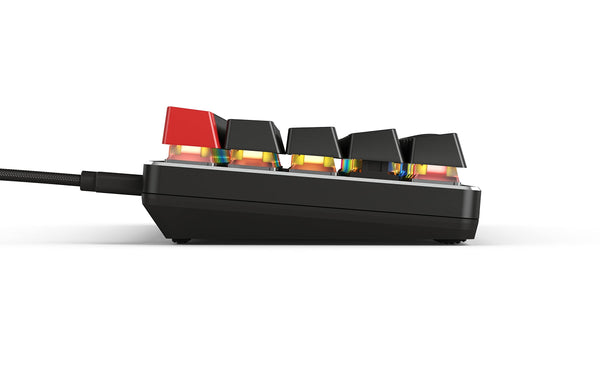 Glorious Gaming GMMK Compact 60%, Barebones (Frame Only) - Mechanical Gaming Keyboard, Per Key RGB, Hotswap & Customisable, International/ISO Layout - Black