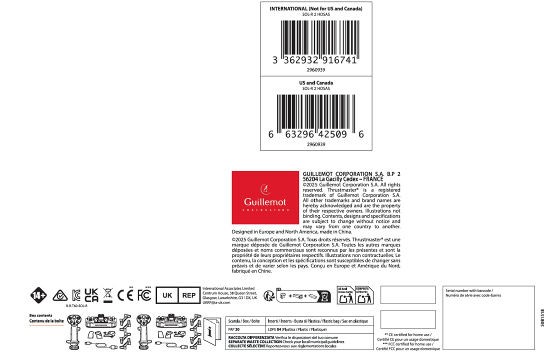 Thrustmaster Sol-R 1 Flightstick - The joystick for combat and space exploration on PC