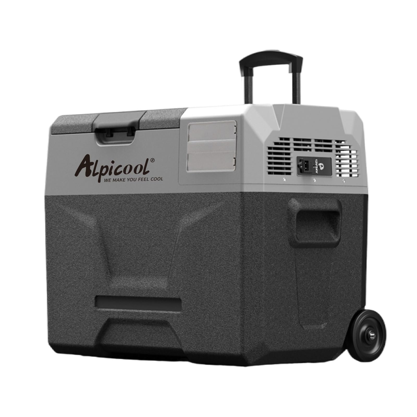 Alpicool CX30 30L Compressor Car Refrigerator, Portable Camping Fridge DC 12v Freezer for Truck, Campervan, RV, Boat, -20℃ to 20℃, with Telescopic Handle, USB Socket