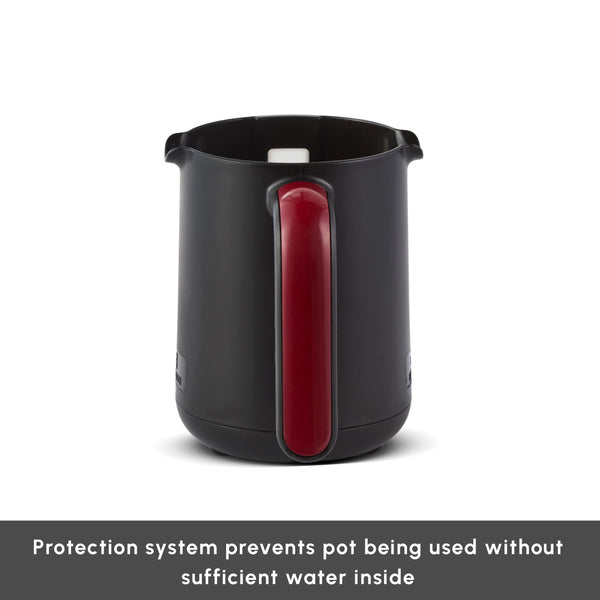 KARACA Hatr Kz Turkish Coffee Machine for 5 People, 535W, Fully Automatic, Simple & Traditional Turkish Coffee Maker, Red