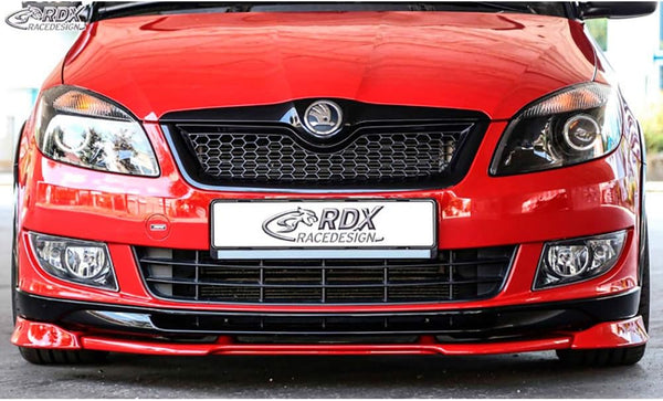 RDX Racedesign Front spoiler Vario-X compatible with Skoda Fabia II 5J Monte Carlo 2010-2014 (PU)