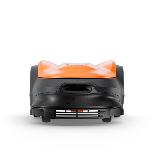 Flymo EasiLife 250 GO Robotic Lawn Mower - Cuts Up to 250 sq m, Ultra Quiet Mowing, Manicured Lawn, Bluetooth Application Control, Safety Sensors, Hose Washable, Lifestyle Functions, Orange and Grey