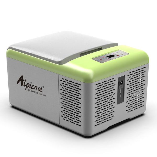 Alpicool C9PT 9L Compressor Car Fridge Freezer, DC 12v Camping Refrigerator, Portable Mini Cool Box for TruckCampervanRVBoat, -20℃ to 20℃