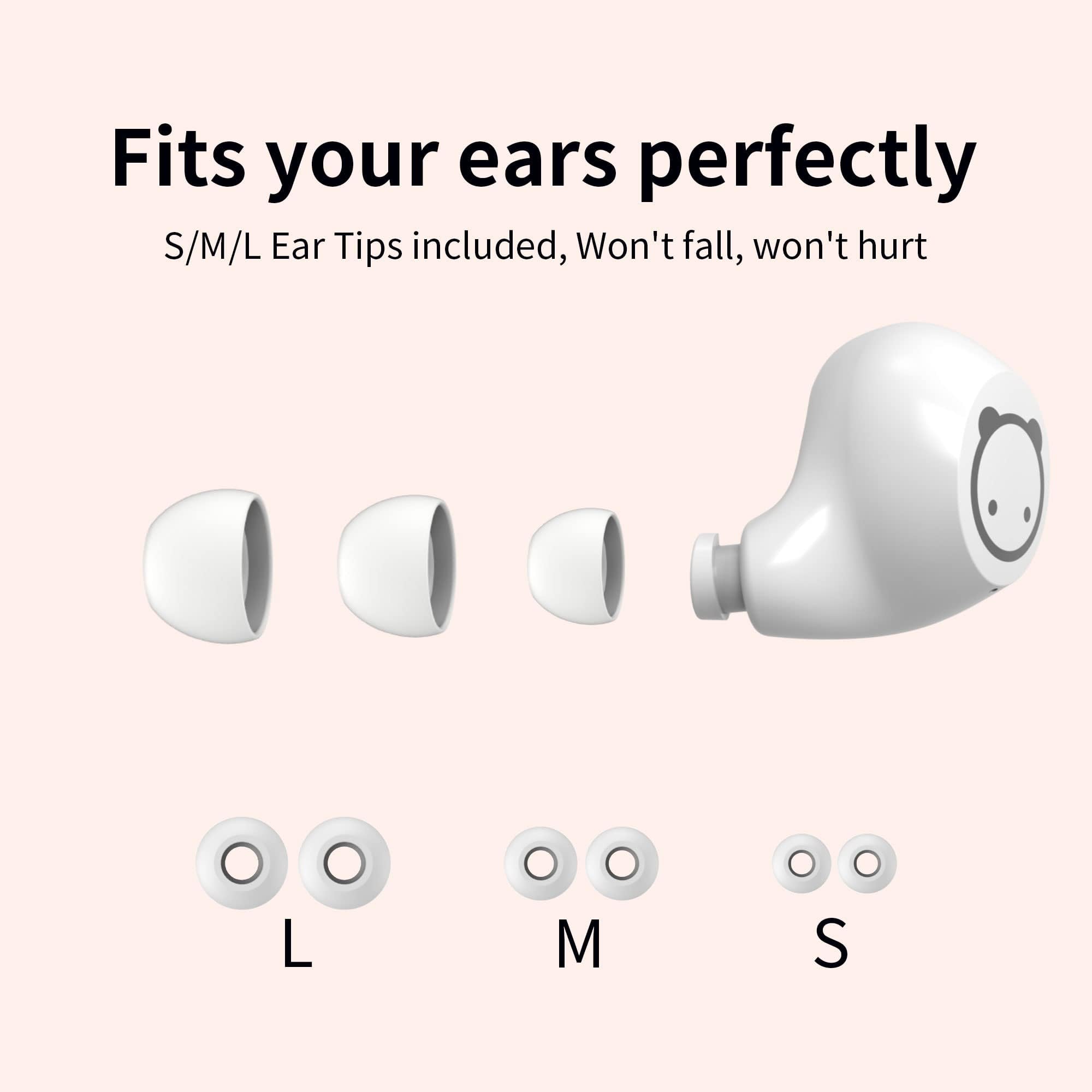 Earbuds for Kids Cute Design in-Ear Wireless Earphones for Kids Boys Adult Bluetooth 5.3 Waterproof Sport Stereo Headphones with Mic for Phone