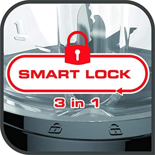 Tefal Blend Up Powerful Mini Blender, Quiet Mode, 8 Auto Programmes, Auto Cleaning Programme, 2 Durable Bottles 0.7L & 0.4L, Smoothies, Protein Shakes, Cocktails, Ice Crush, Hummus, 6 Blades BL19H4G0