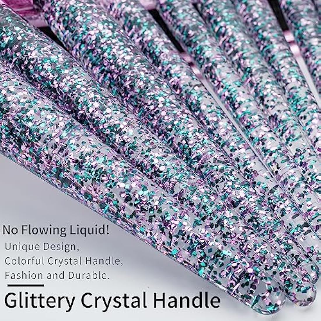 ENZO KEN Glitter Makeup Brushes Set Professional, Vegan Makeup Brush Set with Case, Cosmetic Brushes Makeup Set, Make up Brushes Vegan, Purple Make up Brushes Set Professional.