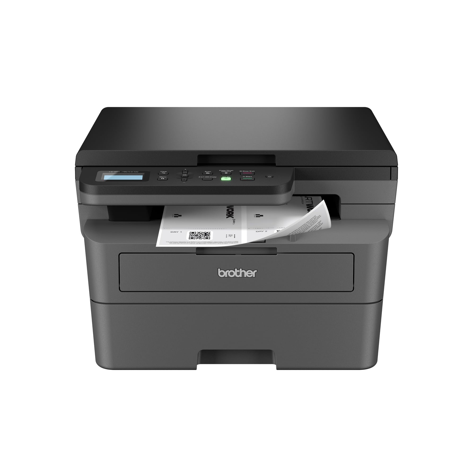 Brother DCP-L2620DW 3-in-1 Mono Laser Printer |Print, copy & scan|Automatic 2-sided print |A4|UK Plug