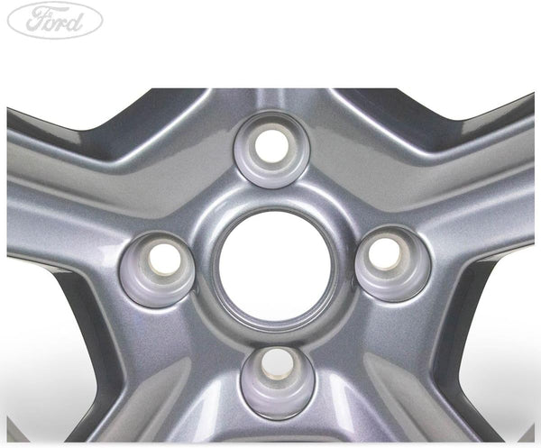 Ford Genuine Fiesta MK7 17" Alloy Wheel 5 Spoke Rock Metallic 2014-2017 2036598