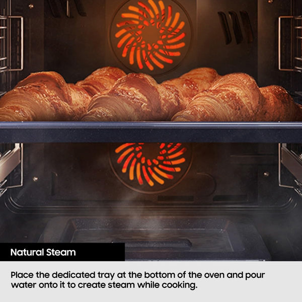 Samsung Slim Fit Induction Hob NZ64B4015FKU1 with Oval Ring and Remote Monitoring, Black