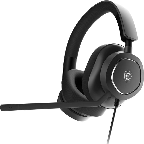MSI IMMERSE GH50 GAMING HEADSET - 7.1 Virtual Surround Sound, Vibration Feedback, 40mm Neodymium Drivers, RGB Lighting, Detachable Mic, Inline Controls, USB 2.0 Connector - Wired (Package may vary)