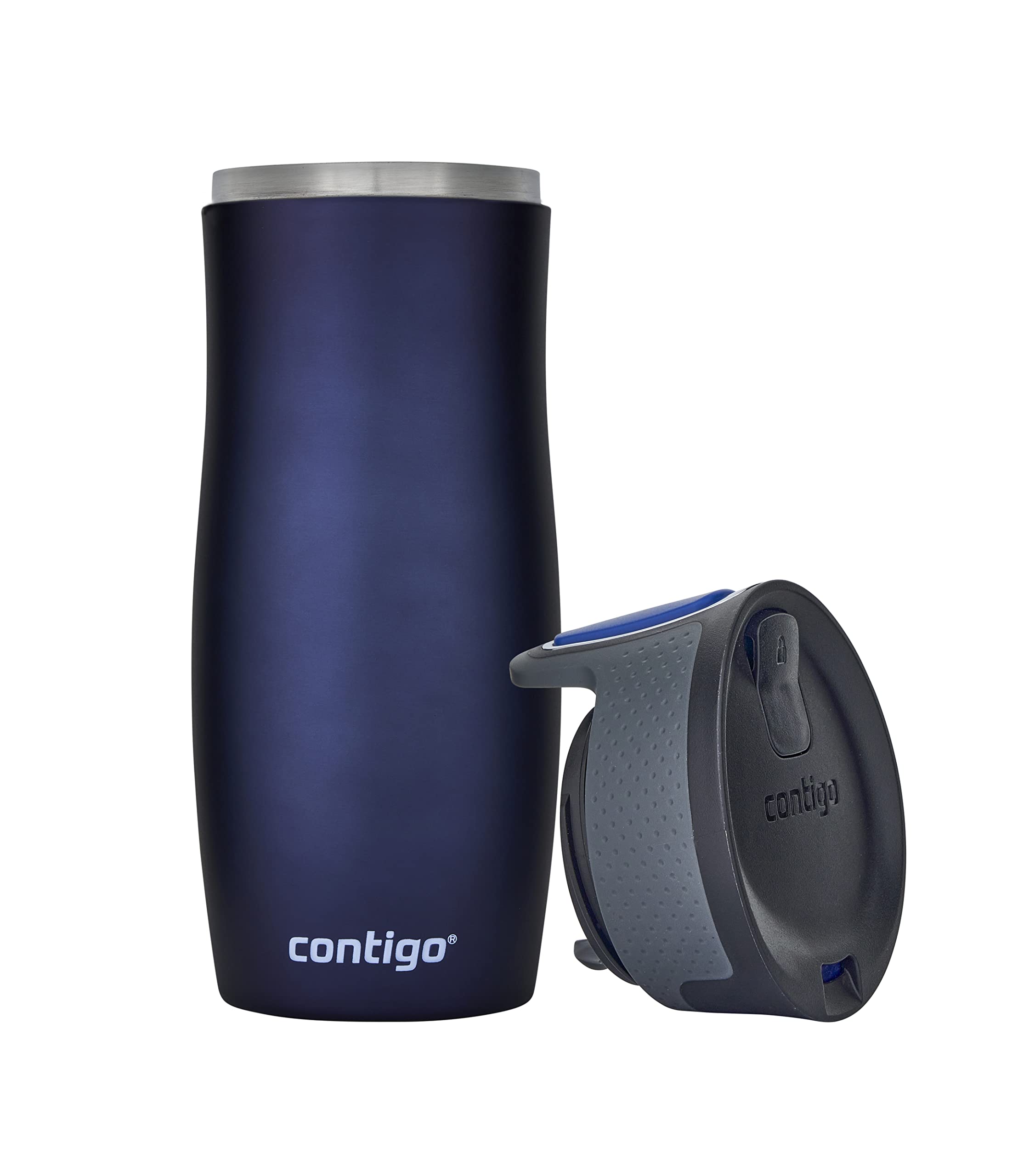 Contigo West Loop Autoseal Travel Mug, Stainless Steel Thermal Mug, Vacuum Flask, Leakproof Tumbler, Coffee Mug with BPA Easy-Clean Lid