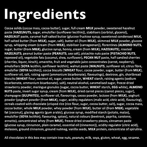 Hotel Chocolat Everything Luxe Box - 40 Milk, White and Dark Chocolates, 525g - Chocolate Gift Box for Birthday, Thank You, Anniversary