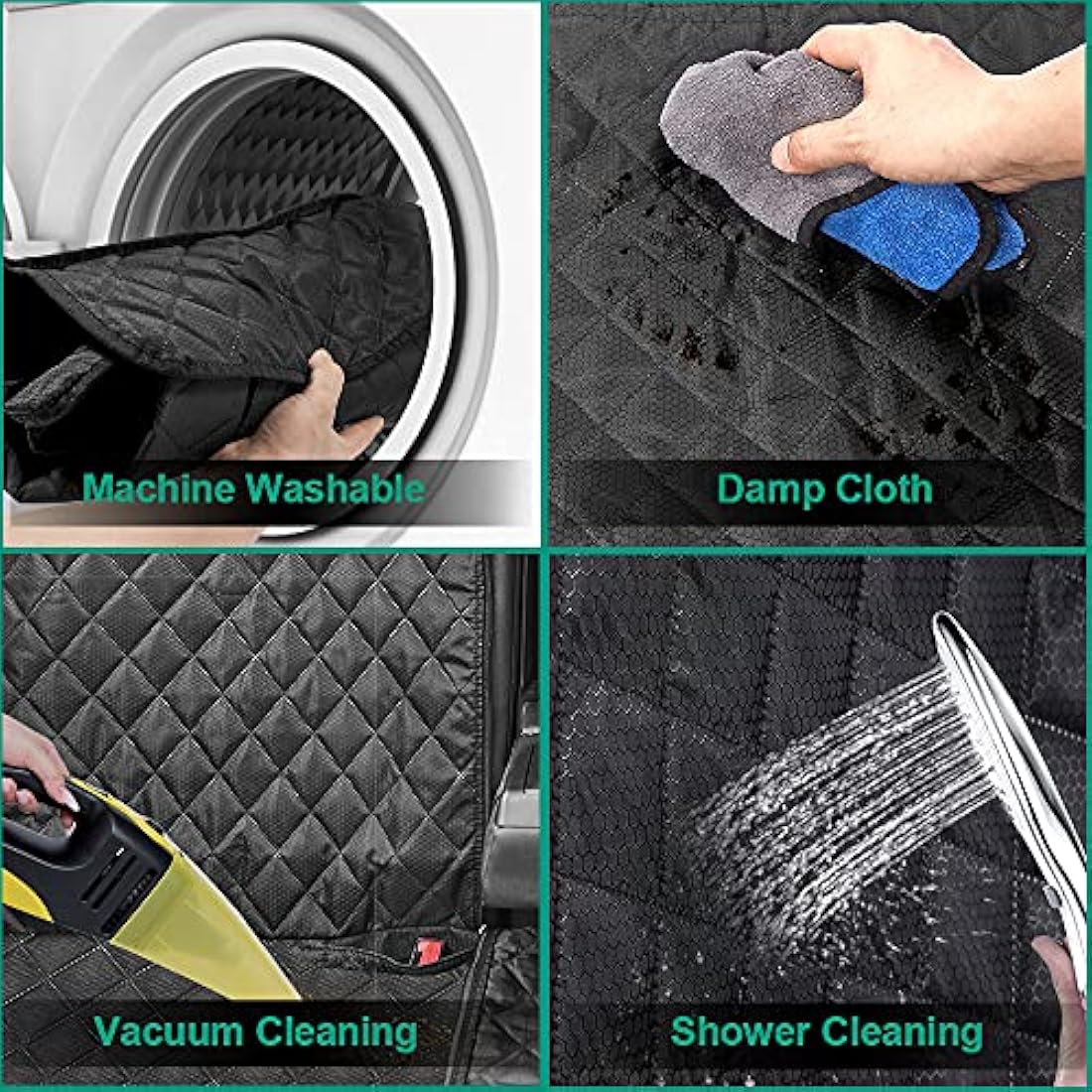 ANOSOSPECIAL Dog Car Back Seat Cover for Kids,Non Stick Fur Rear Seat Protector for Pet,Nonslip Waterproof Universal Fit Interior Backseat Covers for Auto Van SUV