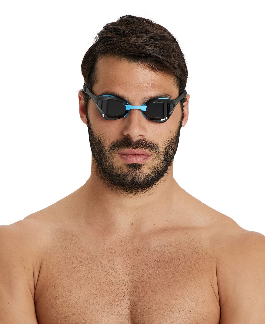arena Cobra Ultra Swipe Unisex Adult Racing Swimming Goggles, Swimming Pool Goggles with Curved Lenses, Anti-Fog, UV Protection, 5 Interchangeable