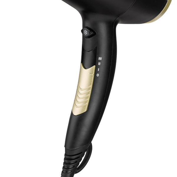 TRESemme Keratin Smooth Volume Shine Hair Dryer & Diffuser Gift Set - 2200W Powerful Blow Dryer, Heat Protection, Paddle Brush, Accessories, Black, 5543BU
