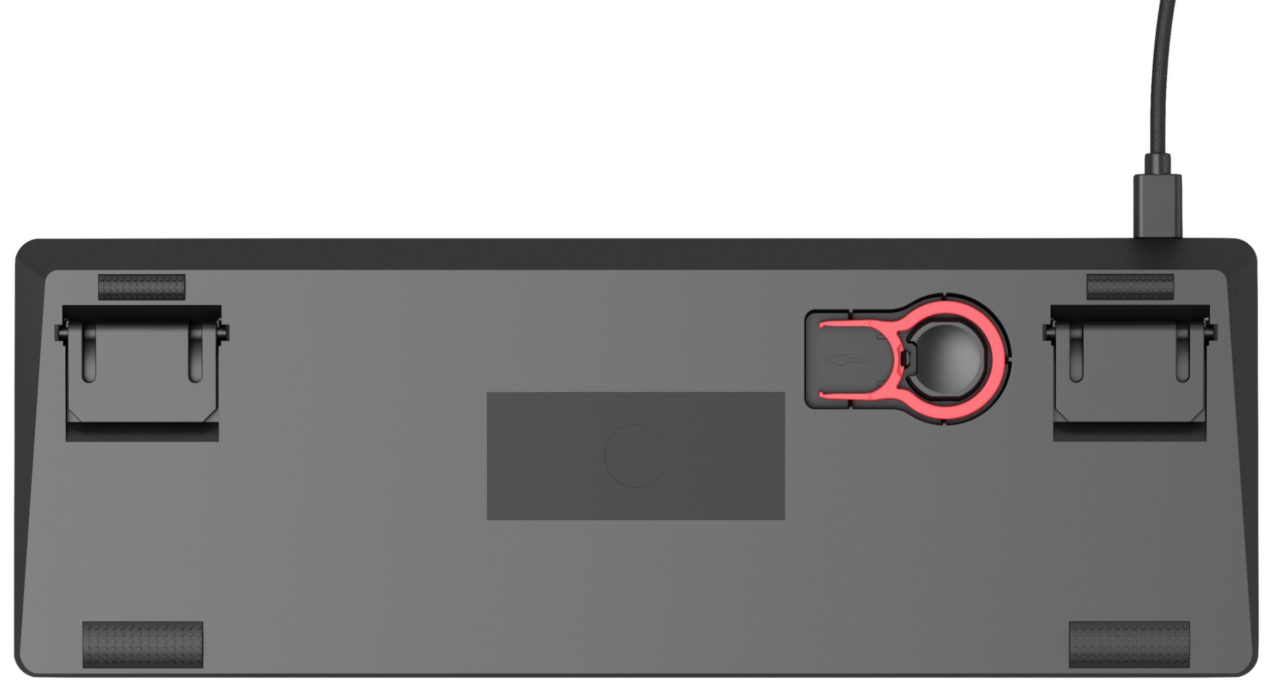 Glorious Gaming GMMK Compact 60%, Barebones (Frame Only) - Mechanical Gaming Keyboard, Per Key RGB, Hotswap & Customisable, International/ISO Layout - Black