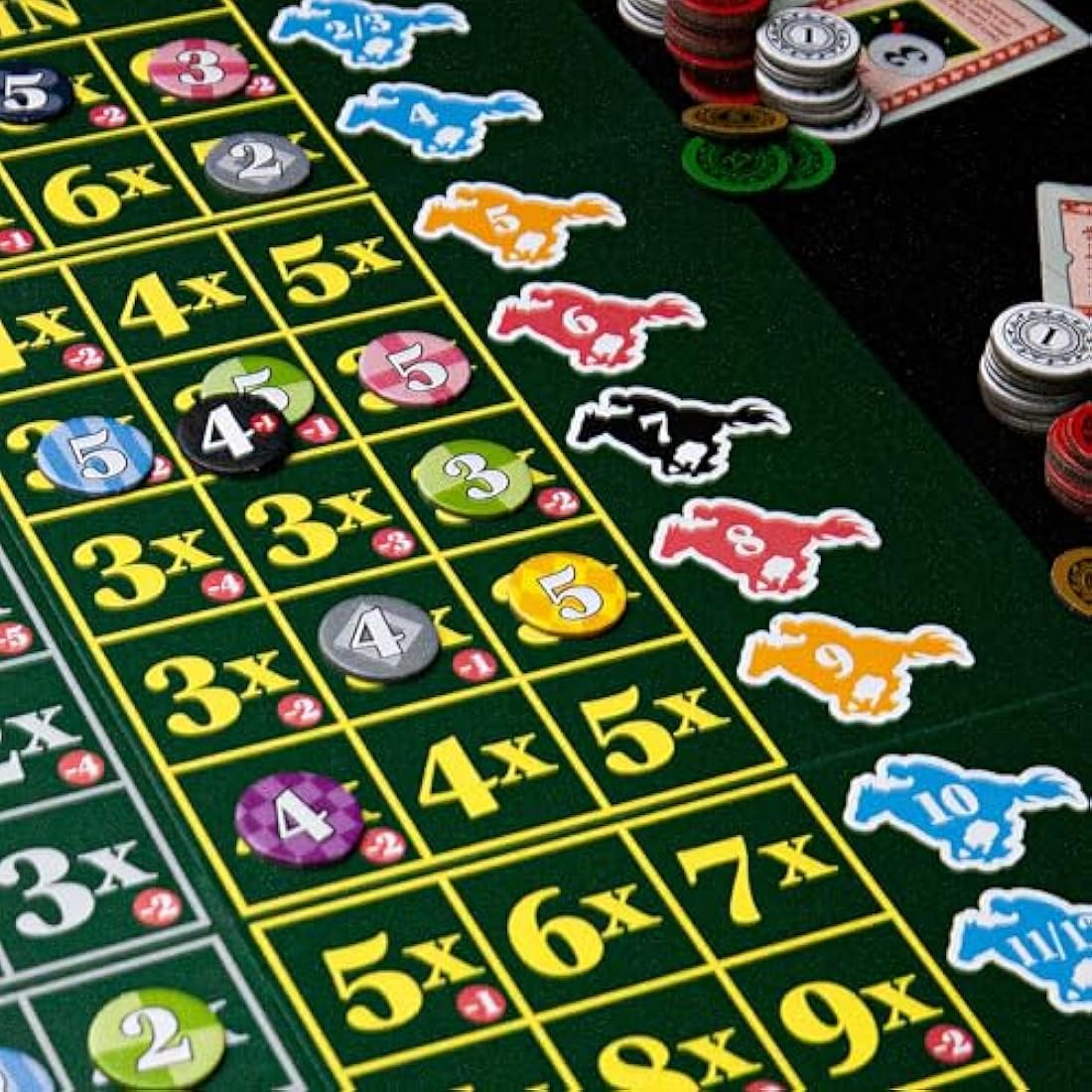 Alderac Entertainment Group | Ready Set Bet Board Game in English for All Family | Dice Rolling Party game for 2-9 Players | Horse Betting Game | Player with the Most Money Wins