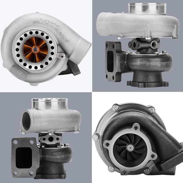 maXpeedingrods GT35 GT3582 Billet Wheel turbocharger Universal for 4/6 cylinder 2.5-6.0L 600HP A.nti Surge 4 Water+Oil Cold Turbo