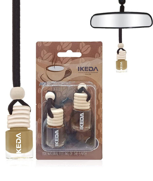 Ikeda scents Ikeda Car Air Fresheners | Automotive Hanging Pendant | Auto Perfume Diffuser with Real Oil | Strong and Long Last Fragrance | Fresh Smell Cover Odours | Car Accessories for Men Women