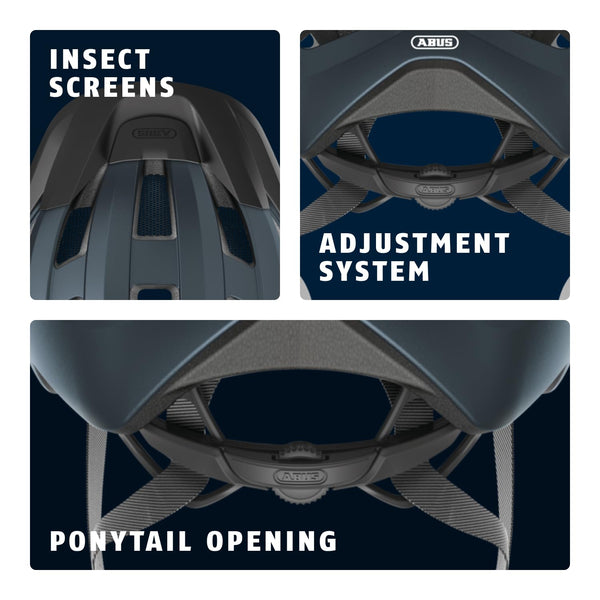 ABUS Macator Racing Bike Helmet - Sporty Bicycle Helmet for Beginners - for Women and Men