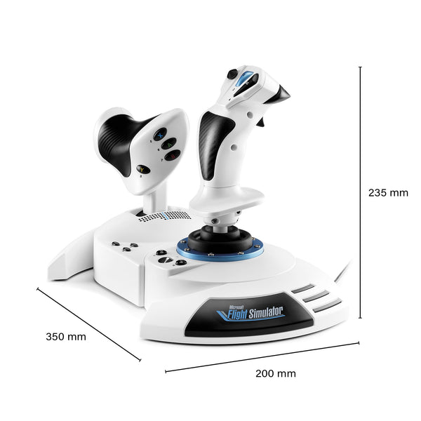 Thrustmaster T.Flight Hotas One Microsoft Flight Simulator Edition - The best-selling HOTAS to get started, now with the official license from Microsoft Flight Simulator on Xbox Series X|S and PC.