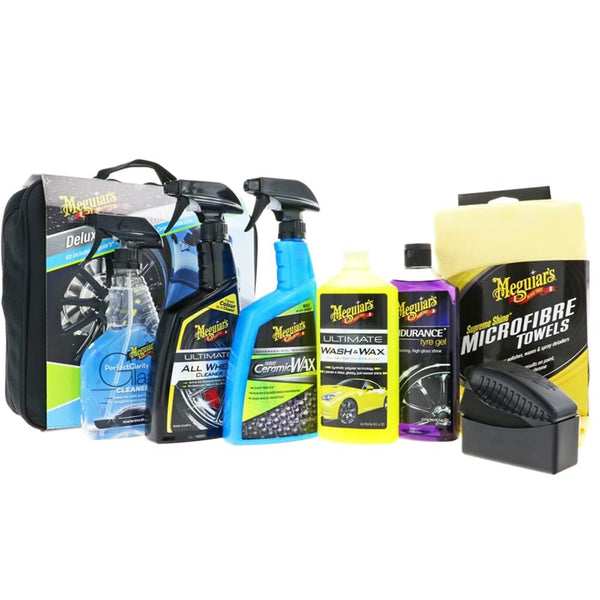 Meguiar's DELKITV2 Deluxe Car Care Kit V2 including Hybrid Ceramic Spray Wax