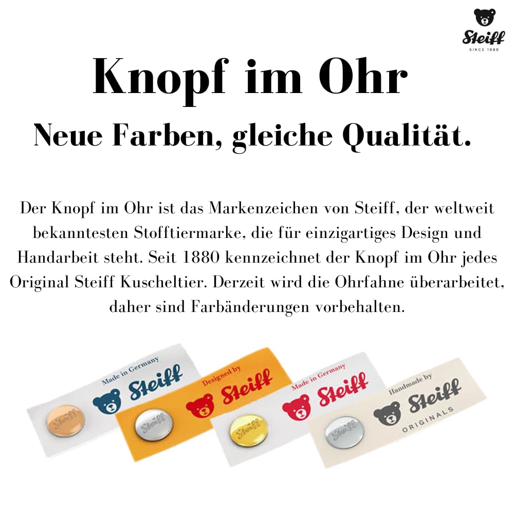 Steiff 60304 Soft Cuddly Friends Brownie monkey, Sesame, 30cm