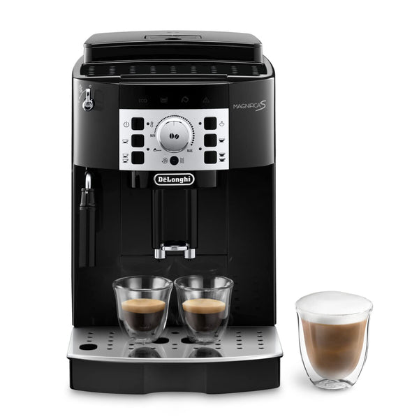 De'Longhi Magnifica Evo Next ECAM312.80.TB, Automatic Coffee Machine With Automatic Milk Frother, Bean To Cup Coffee and Cappuccino Machine with Intuitive Touch Display, Black/Titanium
