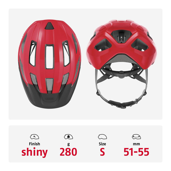 ABUS Macator Racing Bike Helmet - Sporty Bicycle Helmet for Beginners - for Women and Men