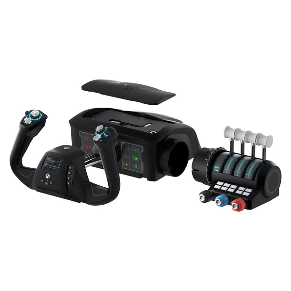 Turtle Beach VelocityOne Flightdeck - Universal HOTAS Simulation Joystick & Throttle with Touch Display, Stick Mounted HUD and Contactless Sensors for Air and Space Combat on Windows 10 & 11