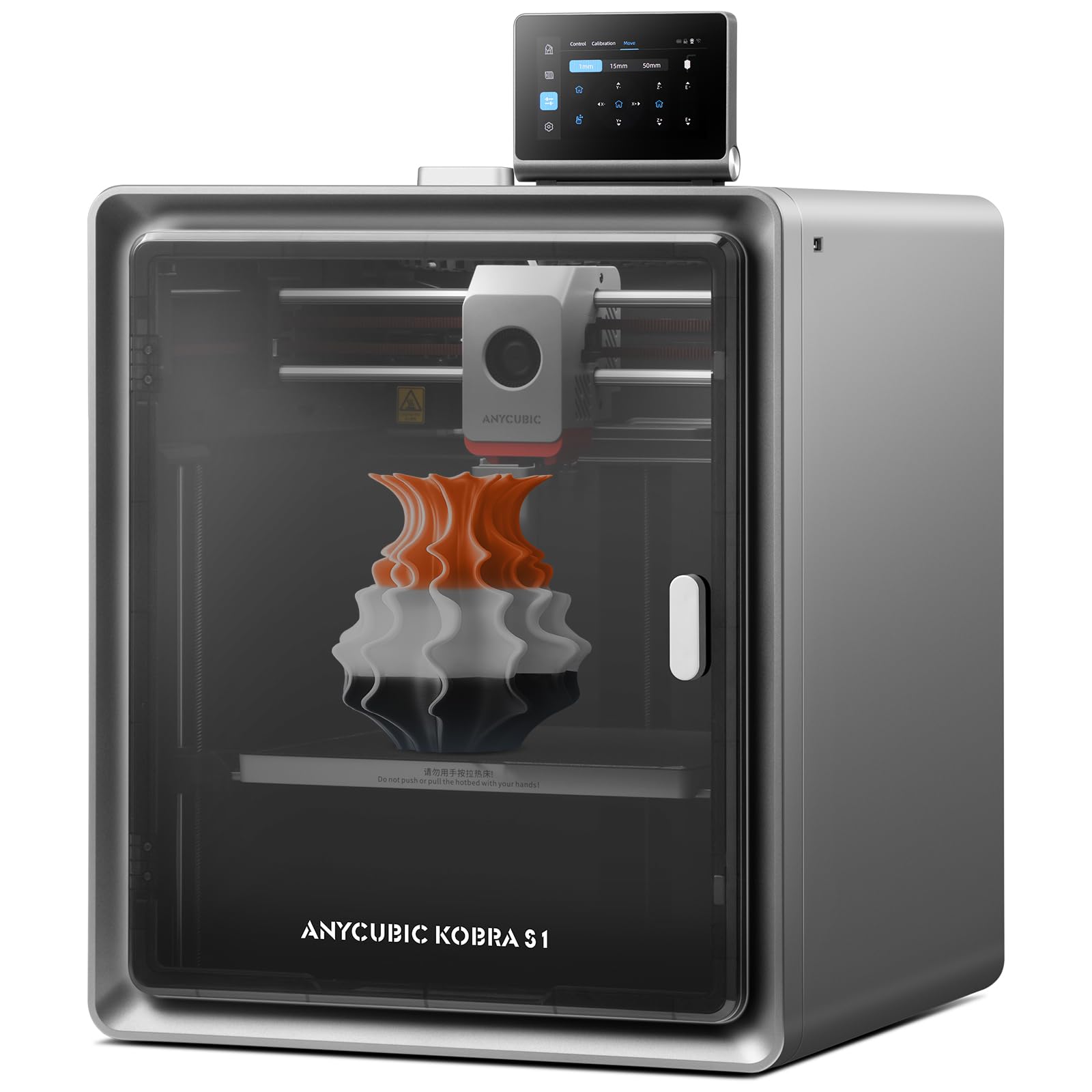 ANYCUBIC Kobra 3 V2 Combo 3D Printer, 600mm/s Fast Printing FDM 3D Printer, Multicolor Printing Up to 8 Colors, Active Drying, Upgraded Auto-leveling, Print Size 255x255x260mm, Realize Smooth Printing