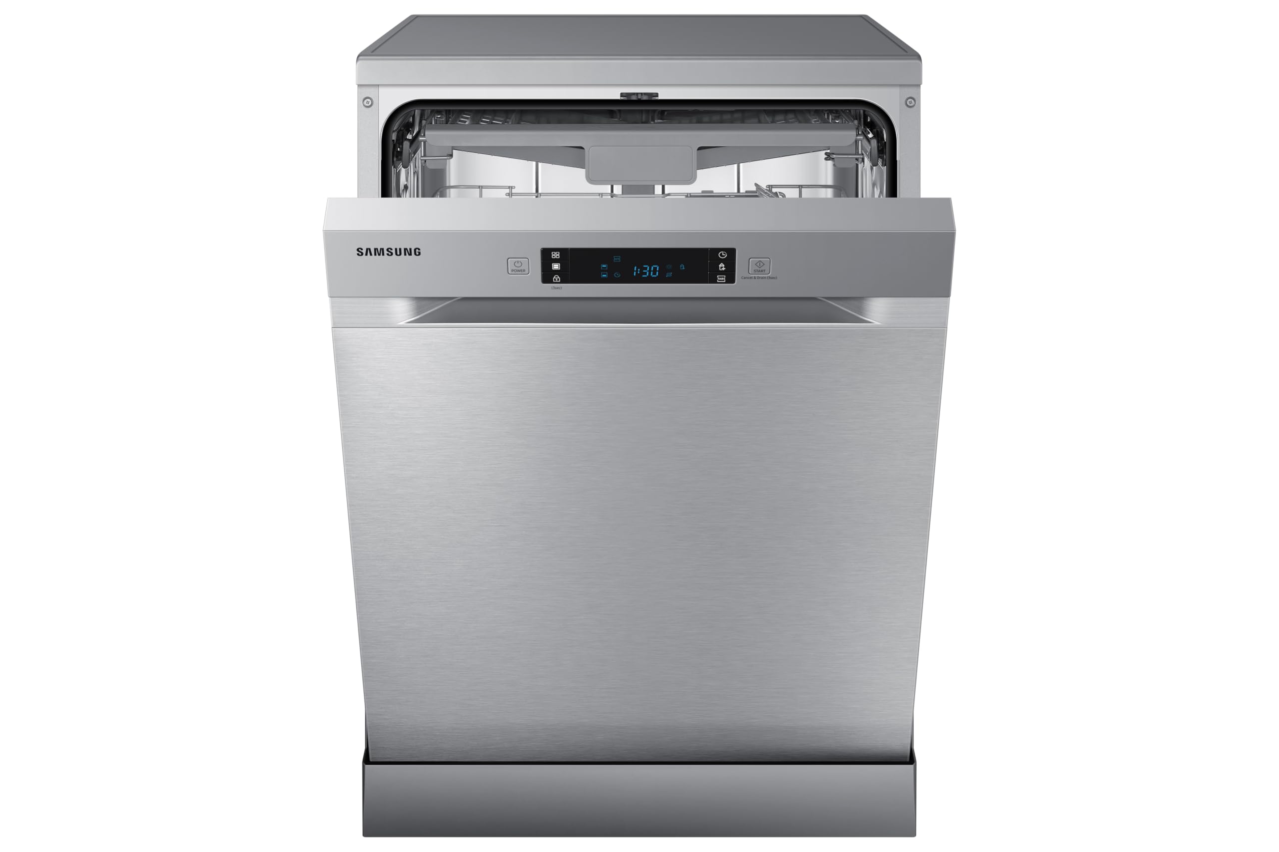 Samsung Dishwasher, Freestanding, With Auto Door, 14 Place Setting, Series 7, White, DW60CG550FWQEU