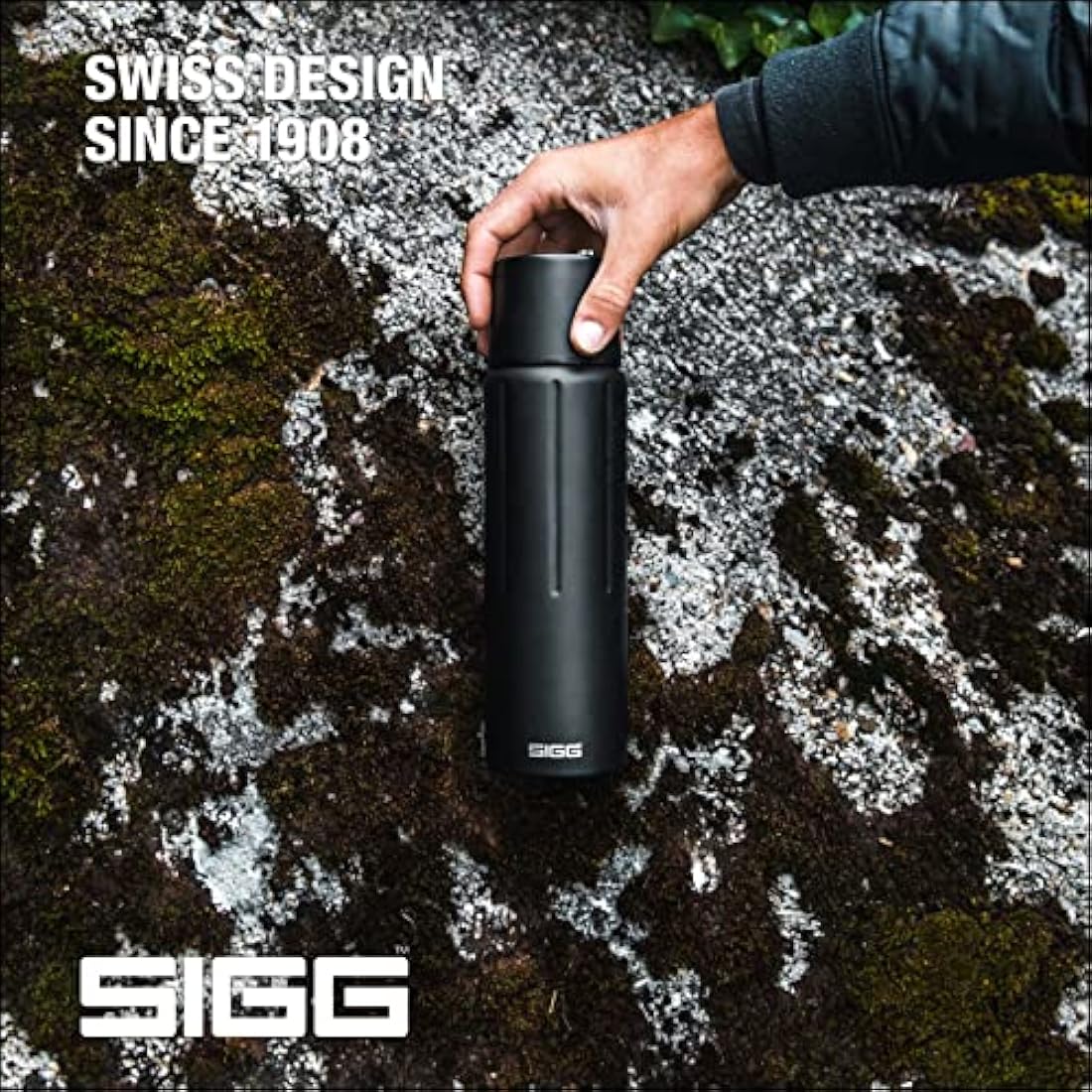 SIGG - Insulated Water Bottle - Thermo Flask Gemstone IBT - with Cup - Leakproof - Lightweight - BPA Free - 18/8 Stainless Steel - 0.5L / 0.75L / 1.1L