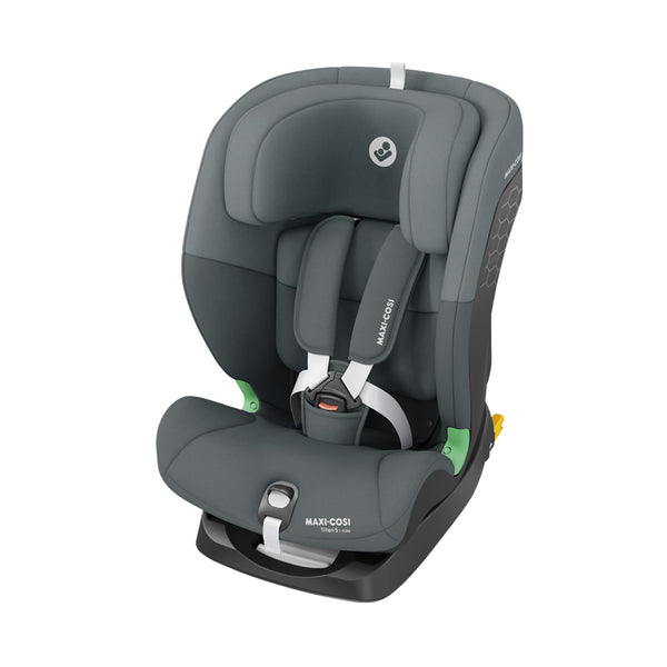 Maxi-Cosi Titan S Comfort i-Size, Breathable Comfort Fabrics, Child Car Seat, 15 months-12 years (76-150cm), ISOFIX Car Seat, 5 Recline & 13 Headrest Positions, G-CELL Protection, Authentic Black