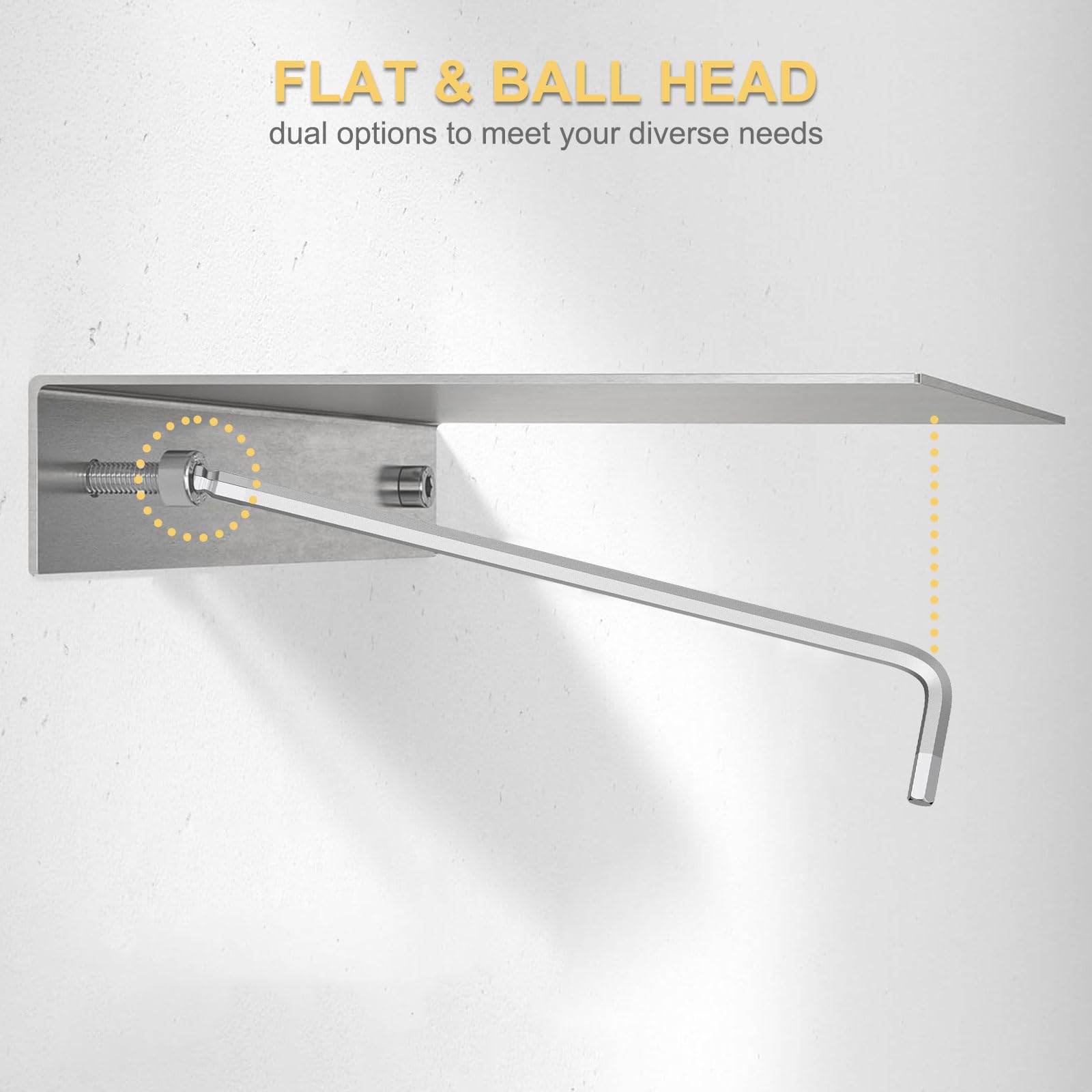 AMTOVL Hex Keys Set, 27PCS Allen Key Set & Star Key Set, Magnetic S2 Steel Metric Imperial Extra Long Ball End Hex Key Set with Color Coding with T-Handle for Bicycle Repair Household DIY