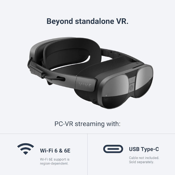 VIVE XR Elite—All-in-one XR and PC-VR gaming system