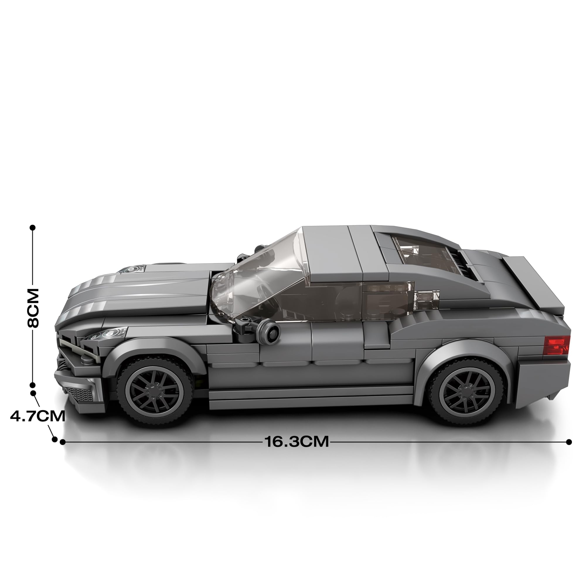 Ebortsin Sports Car Building Set for M760Li, Racing Car Model Building Blocks, 398 PCS Collectible Iconic Sports Vehicle Construction Kit, Gifts for Kids & Sportscar Enthusiasts