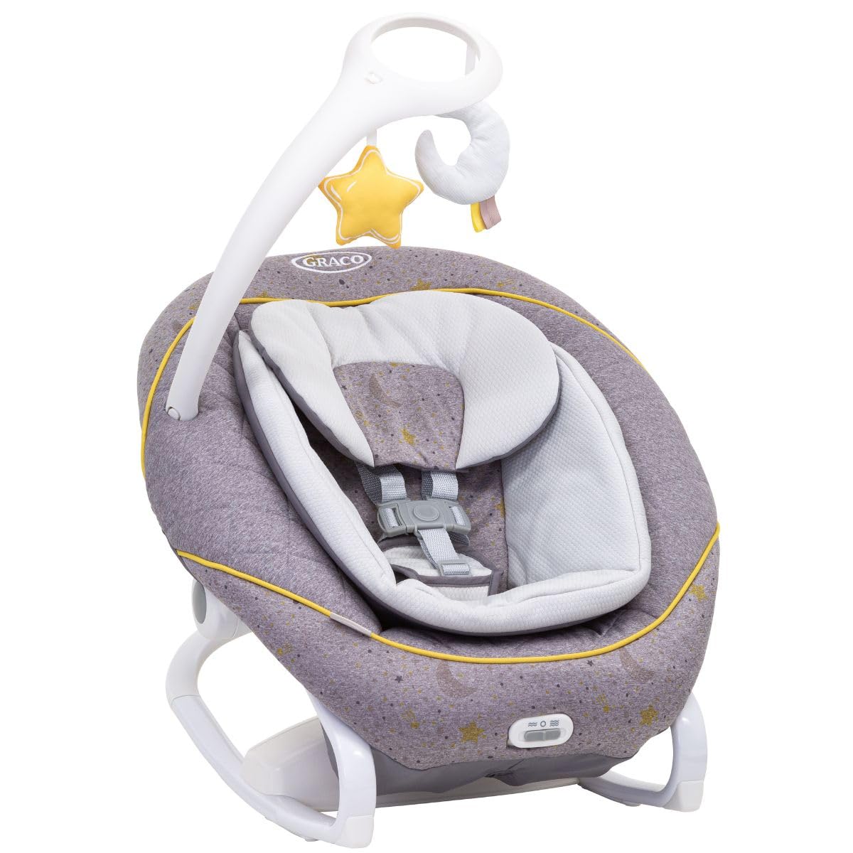 Graco All Ways Soother 2-in-1 Baby Swing and Portable Rocker (Birth to 6 Months Approx, 0-9kg), with Vibration and Adjustable Swing Speed, Stargazer