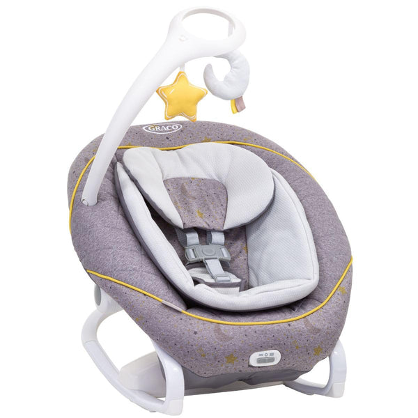 Graco All Ways Soother 2-in-1 Baby Swing and Portable Rocker (Birth to 6 Months Approx, 0-9kg), with Vibration and Adjustable Swing Speed, Stargazer