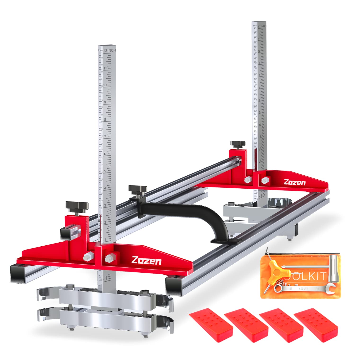 Zozen Chainsaw Mill 14-36, Chain Saw and Portable Sawing Machine Provide Flexible Cutting Guidance System for Construction Workers and Carpenters.