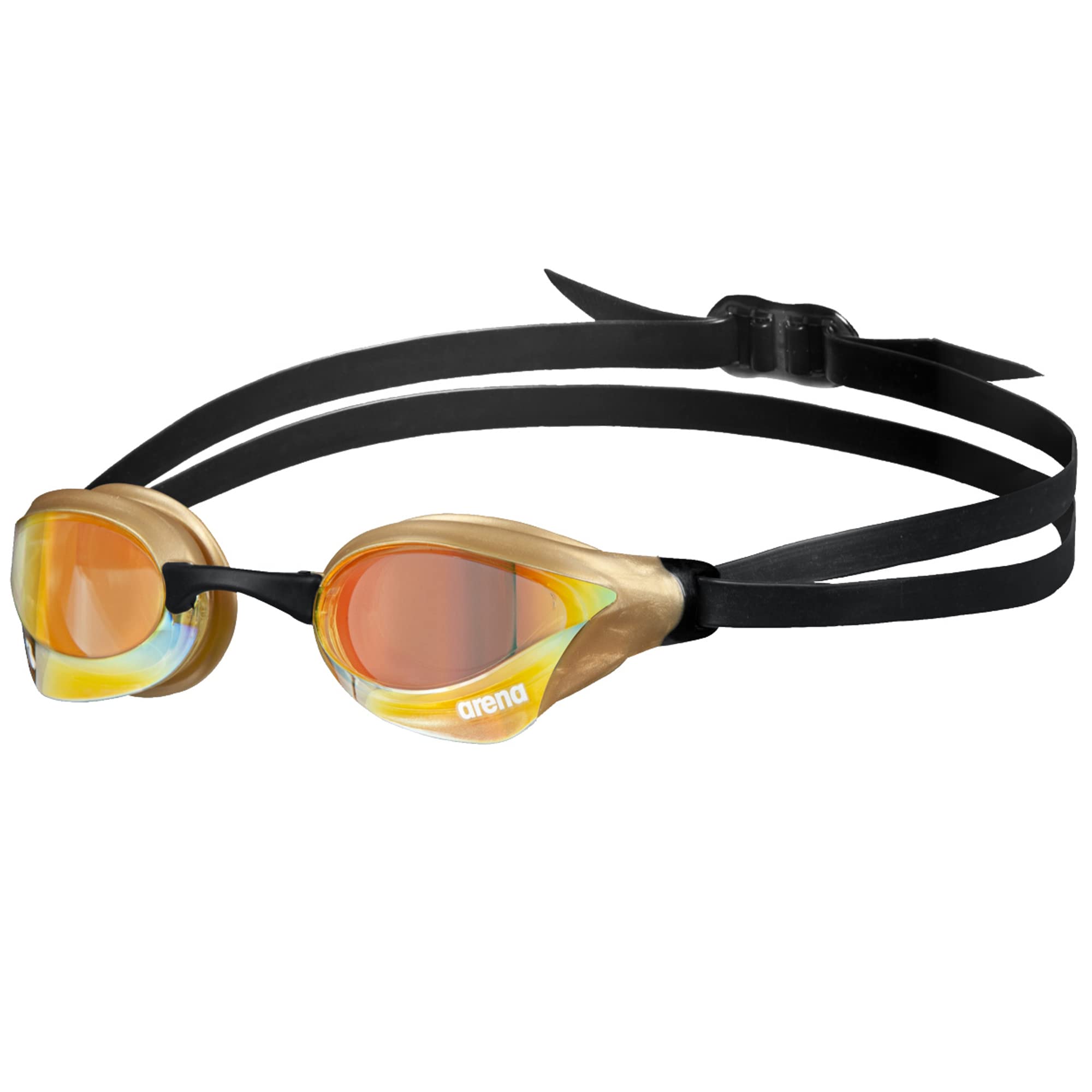 arena Cobra Core Swipe Mirror Unisex Adult Racing Swimming Goggles, Swimming Pool Goggles with Curved Mirror Lenses, Anti-Fog, UV Protection, 5