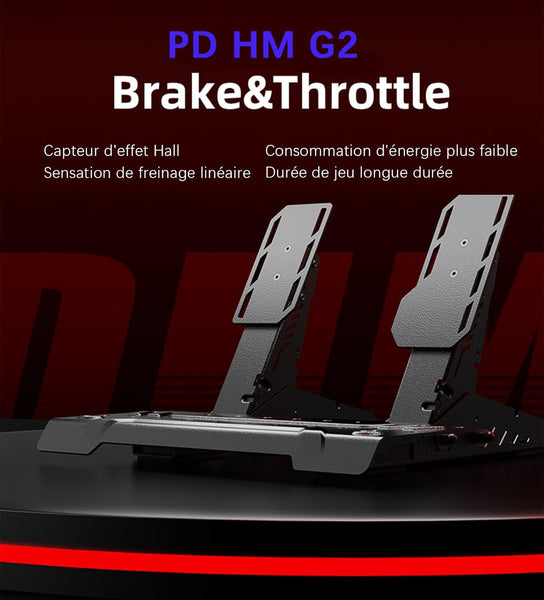 PXN VD4 Bundle F 4NM Torque Sim Racing Direct Drive Racing Wheel Bundle with Force Feedback, Hall Effect Sensor Pedal, PC Steering Wheel with Pedals