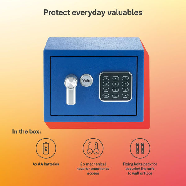 Yale - Electronic Alarmed Safe Laptop - Standard Security - YLC/200/DB2