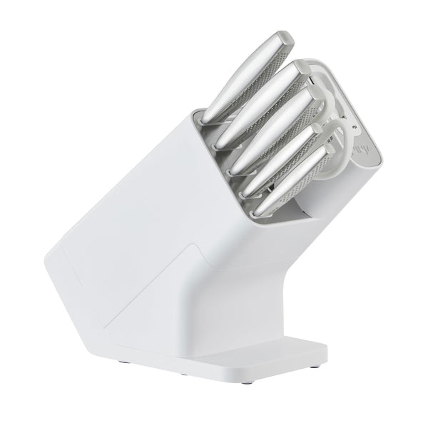 Ninja Foodi StaySharp Knife Block with Integrated Sharpener, 5-Piece Knife Set includes Chef, Bread, Slicing, Utility, Paring Knives, Stainless Steel K32005UK, Black