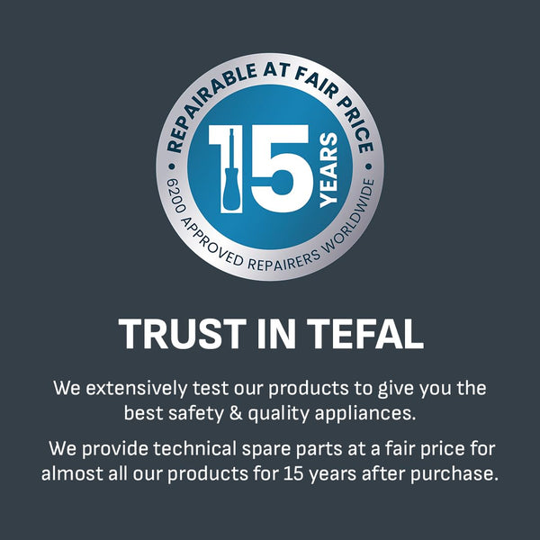 Tefal Ultimate Pure Steam Iron, 3100W, 260g/min Steam Boost, 350ml Water Tank, 3m Cord, Non-Stick Durilium Soleplate, Anti Scale, Anti-drip, Black and Rose Gold FV9845G0