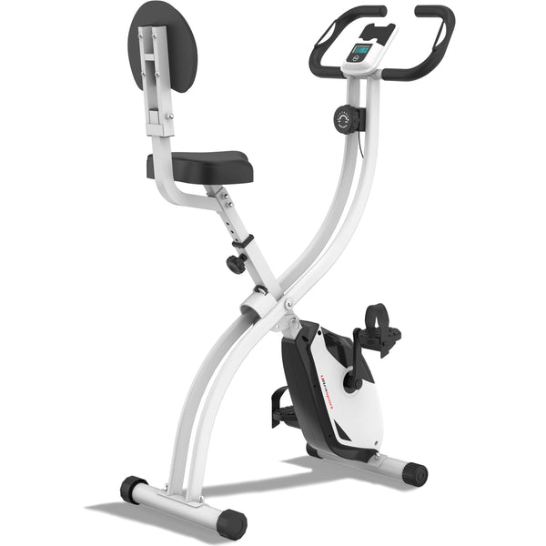 Ultrasport F-Bike Folding Exercise Bike 286 lbs Capacity, Extra Silent with Relax Foam Seat I Exercise Bikes for Home Use, Exercise Bike Foldable, Indoor Bike, Stationary Bike
